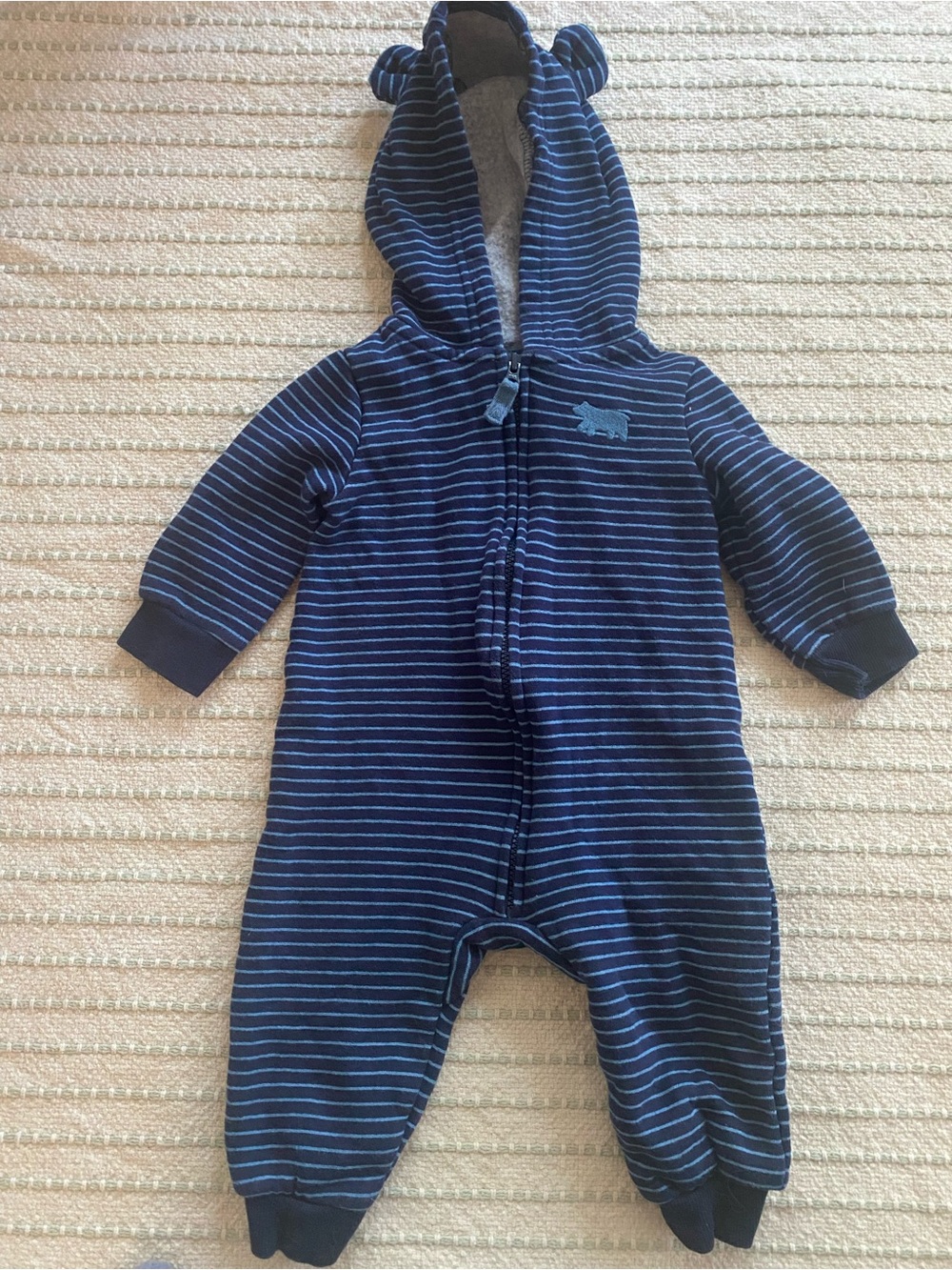 Cozy 6 Month Bodysuit with Bear Ears